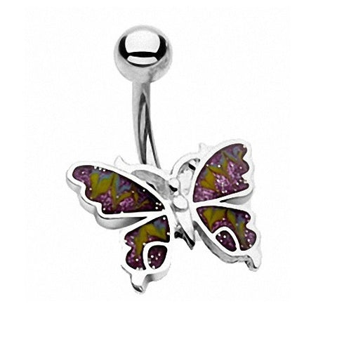 Bauchnabelpiercing Stecker Schmetterling Butterfly