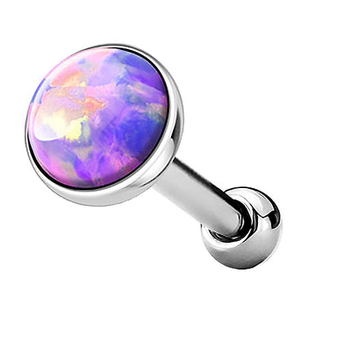 Tragus Cartilage Ohr Universal Rock Snug Piercing mit flachen Opal