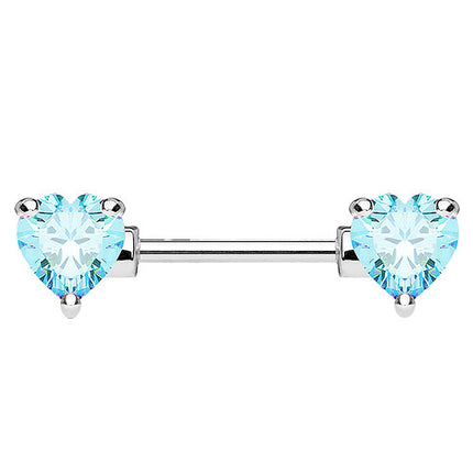 KR10988 | 12mm  - Silber / Türkis - Herz