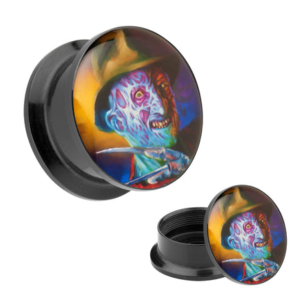 Picture Ohr Tunnel Gewinde Plug  Motiv Nightmare Freddy