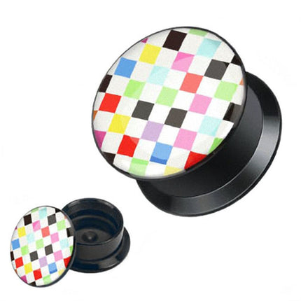 Flesh Schraub Plug Multi Pixel