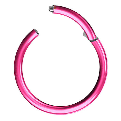Septum Universal Piercing Scharnier Klicker Titan Pink