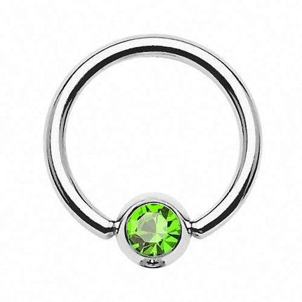 RS03 / Silber - Grün / 0,8mm x 8mm x 3mm