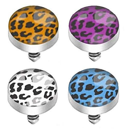 Dermal Anchor Piercing Aufsatz Kugel Leo Style