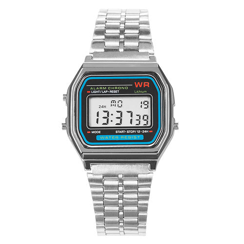 Digitale Retro Vintage 80er Jahre Armbanduhr mit vielen Funktionen
