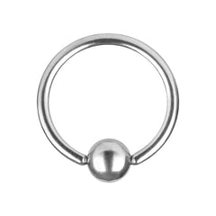 Das ist ein Intimpiercing Ring für Männer Silber