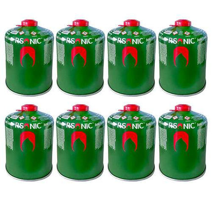 8 x Butan Gaskartusche ( 450 Gramm )