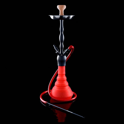 Wasserpfeife Red Neon Brass 630CE Schwarz Coated 4S