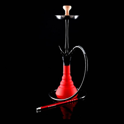 Wasserpfeife Red Neon ELOX 630CE Pyramid Black 4S