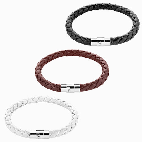 Stylisches Surfer Leder Armband Bajonett Magnet Verschluß