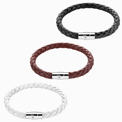 Stylisches Surfer Leder Armband Bajonett Magnet Verschluß