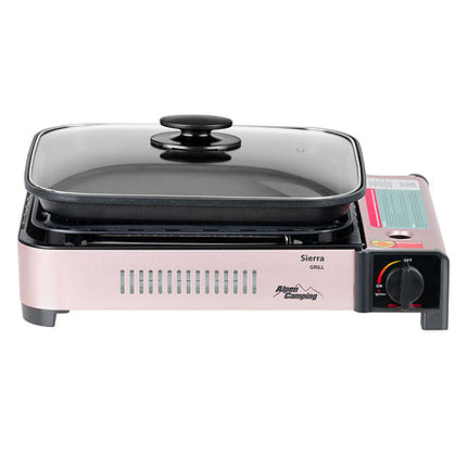 Campinggrill Campingkocher Gaskocher BBQ Gasgrill Koffer Barbecue Tischgrill Grillplatte