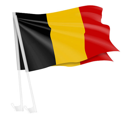 Autofahne - 2er Set Belgien