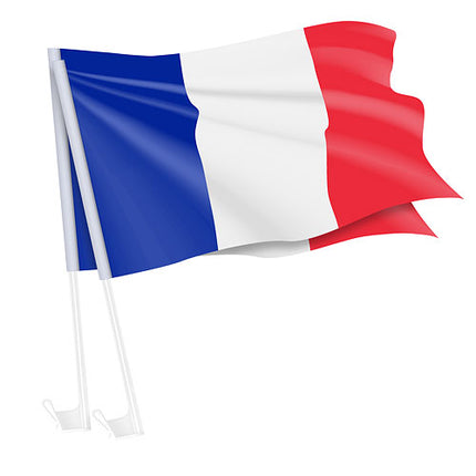 Autofahne - 2er Set Frankreich