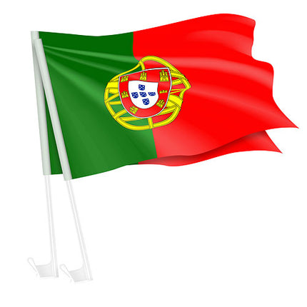 Autofahne - 2er Set Portugal