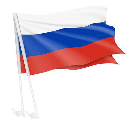 Autofahne - 2er Set Russland