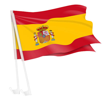 Autofahne - 2er Set Spanien