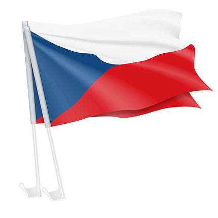 Autofahne - 2er Set Tschechien