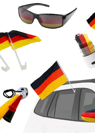 🇩🇪 5-teiliges Deutschland Autoset Fan Set Fanartikel Fussball WM