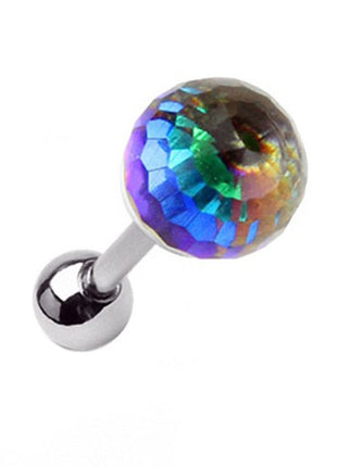 Tragus Cartilage Piercing Plug Disco Ball 