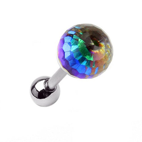 Tragus Cartilage Piercing Plug Disco Ball 