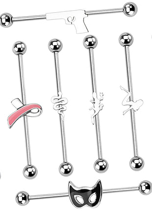 Industrial Ear Piercing Bar Cartilage Piercing 