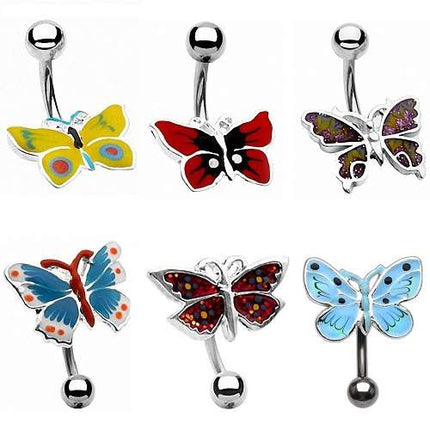 Bauchnabelpiercing Stecker Schmetterling Butterfly