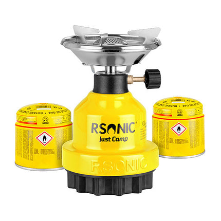 Campingkocher-Klein (inkl.2 Kartuschen) | Gelb