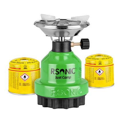 Campingkocher-Klein (inkl.2 Kartuschen) | Grün