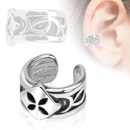 Ear Cuff Non Piercing Ohrklemme Kleeblatt
