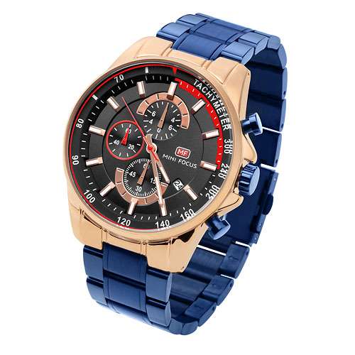 Mini Focus - Blau | Rosegold