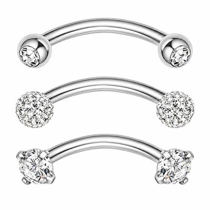 GDPCX - Silber | 1,2mm x 6mm x 3mm - (3er Set)