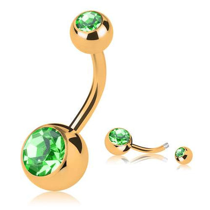 GDPN04 (Gold) - Grün / 4mm x 6mm