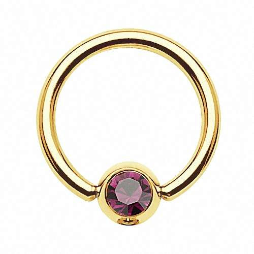 GDPR03 / Gold - Lila / 1,2mm x 8mm x 3mm