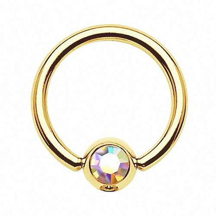 GDPR03 / Gold - Rainbow / 1,2mm x 10mm x 4mm