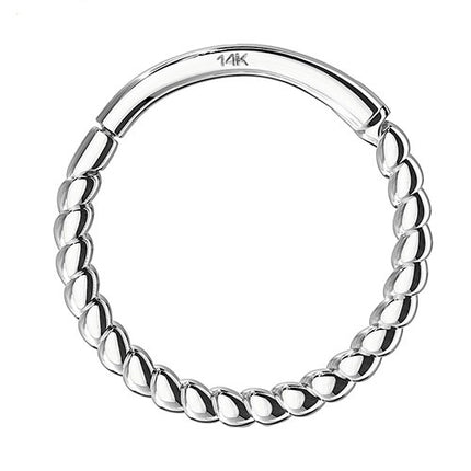 GDRH6W | Weißgold - 1,2mm x 6mm