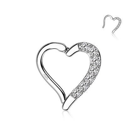 GDRH86 | Weißgold - 1,2mm x 8mm ( links )