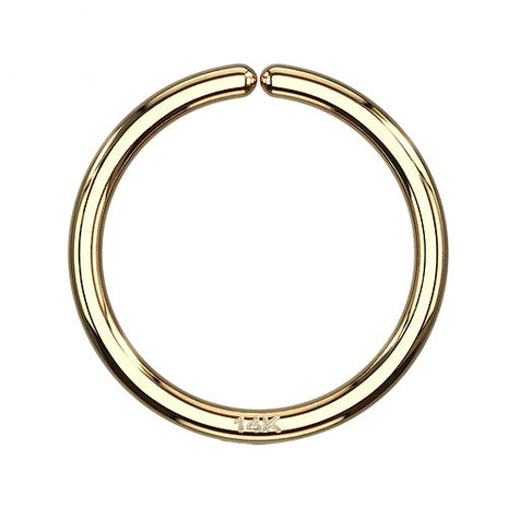 14 Karat Echt Gold Nase Tragus Septum Ohr Piercing Ring Gelbgold