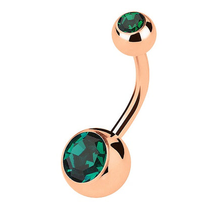 GRN04 (Roségold)  - Saphirgrün