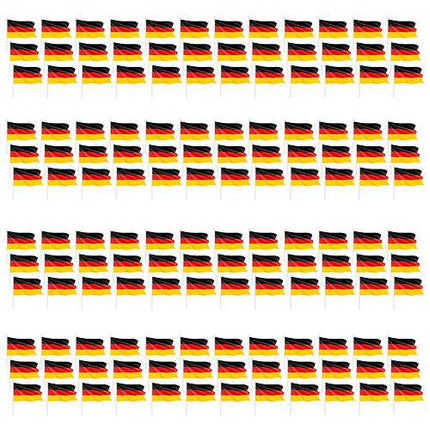 120 Stück Handfahne - Deutschland | 10cm x 15cm
