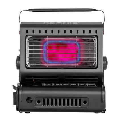 Campingheizung Heizstrahler tragbare Gasheizung Keramik Heizung 1,3 KW Zeltheizung