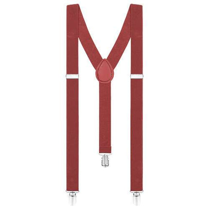 Hosenträger - Kaminrot