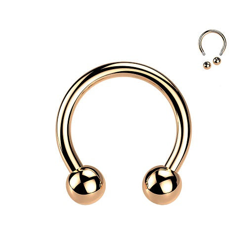 HT - Rosegold  / 1,2mm x 8mm x 3mm