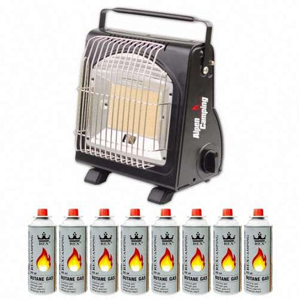 Heizung ( IK-1100 ) + 8 Gasflaschen