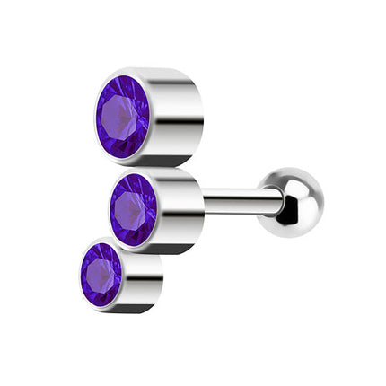 JA-1001 / Tanzanite - linkes Ohr