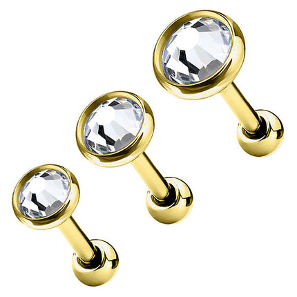 JA1021T | Gold - Clear | SET ( 3mm + 4mm + 5mm )