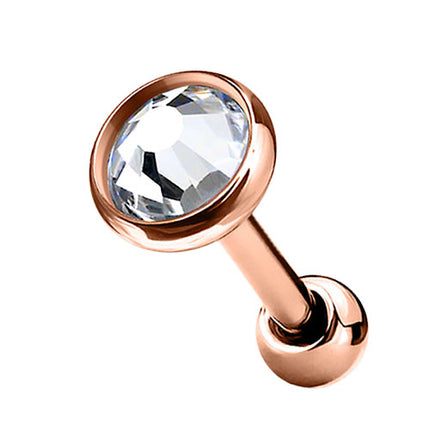 JA1021T | Rosegold - Clear | 4mm