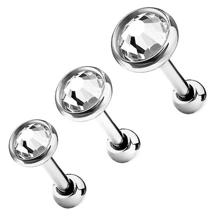 JA1021T | Silber - Clear | SET ( 3mm + 4mm + 5mm )