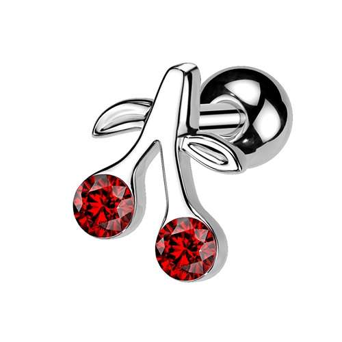 Helix Tragus Ohr Piercing Stecker Kirschen