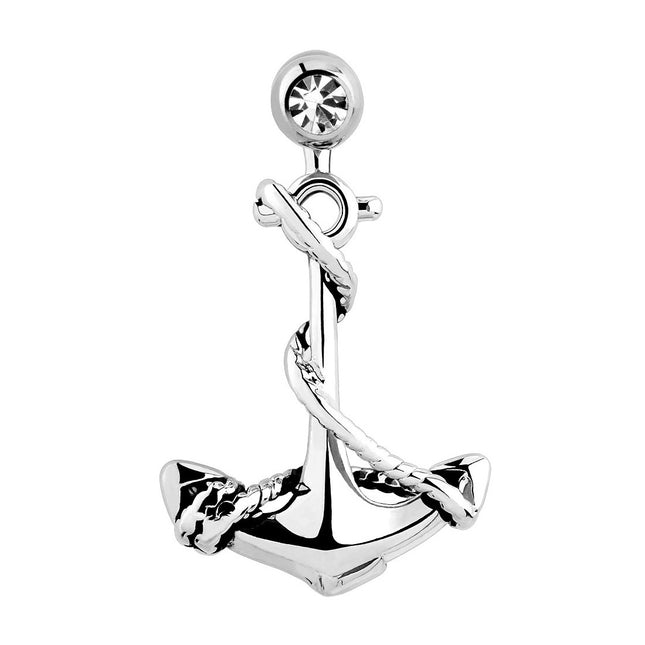 Tragus Cartilage Piercing Stecker Kristall Anker Anhänger